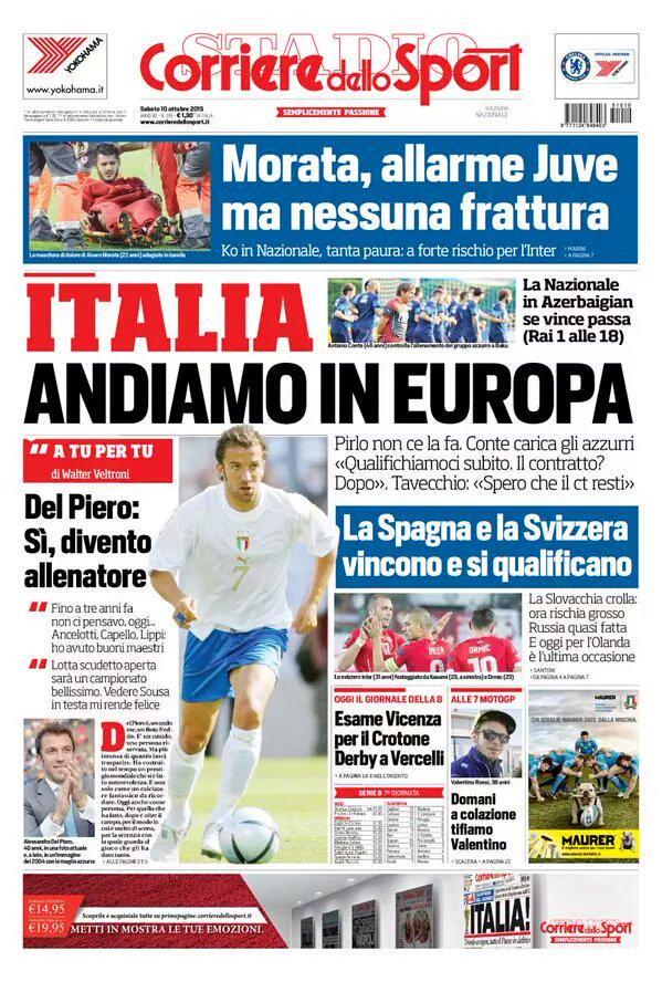 [Italie] La revue de presse du jour. CQ7vAqhWIAAZTON