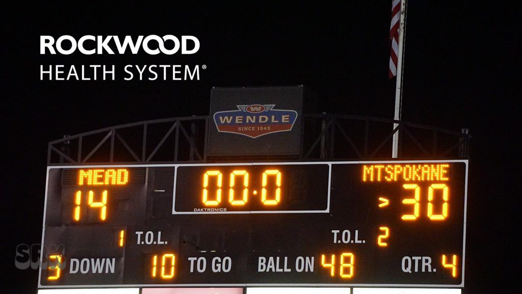 FINAL SCORE Mt Spokane 30 Mead 14 

Wildcats win the #battleofthebell!!

#wapreps <a href="/GSL_scores/">GSL</a>