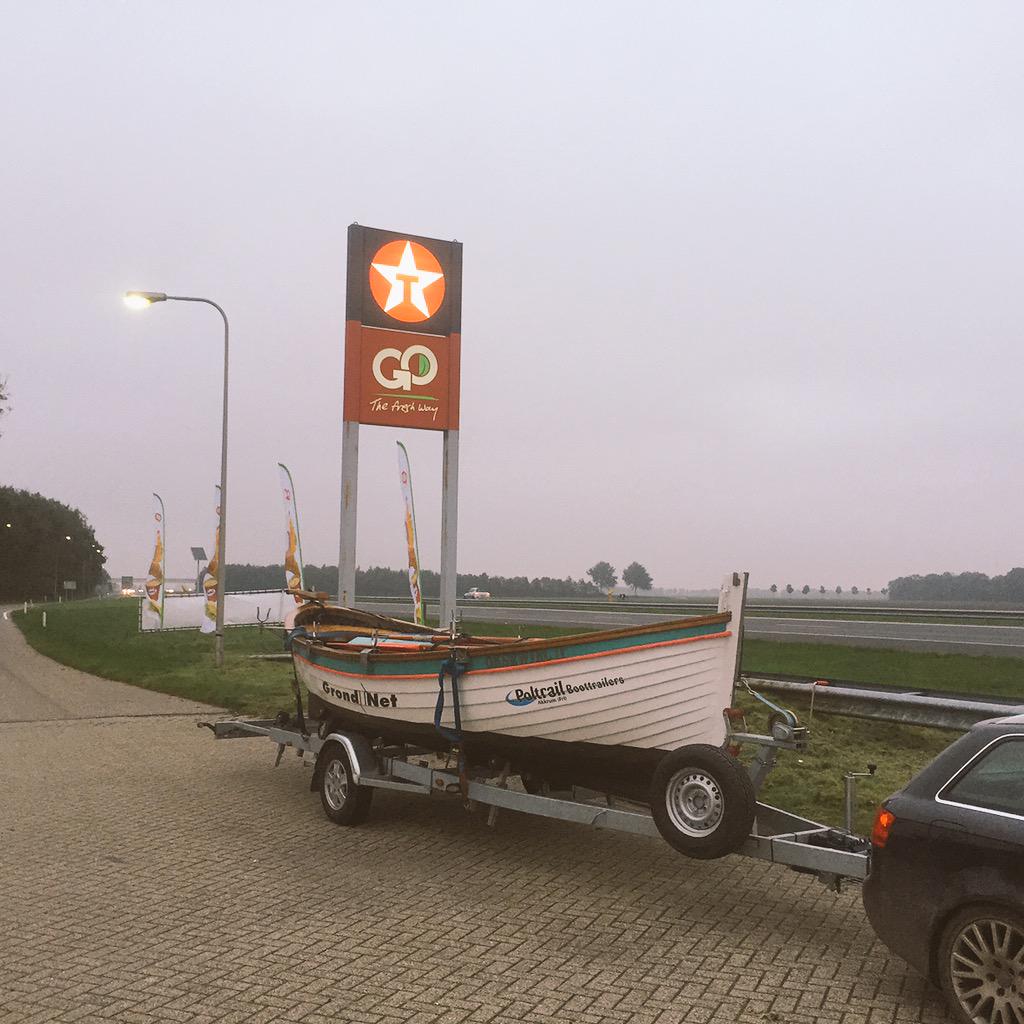 Onderweg naar <a href="/Grachtenrace/">Grachtenrace</a> #koffie in de polder