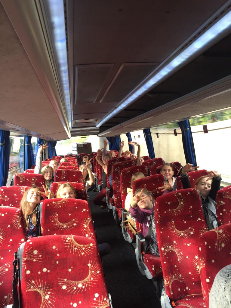 LauraSWCopnor's tweet image. On route to #BIGGIG2015 from #portsmouth #girlguidinguk