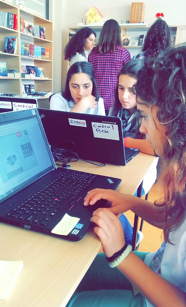 Girls and Technology event in recognition of the International Day of the Girl Child. @ipkofoundation <a href="/USAIDKosovo/">USAID Kosovo</a>