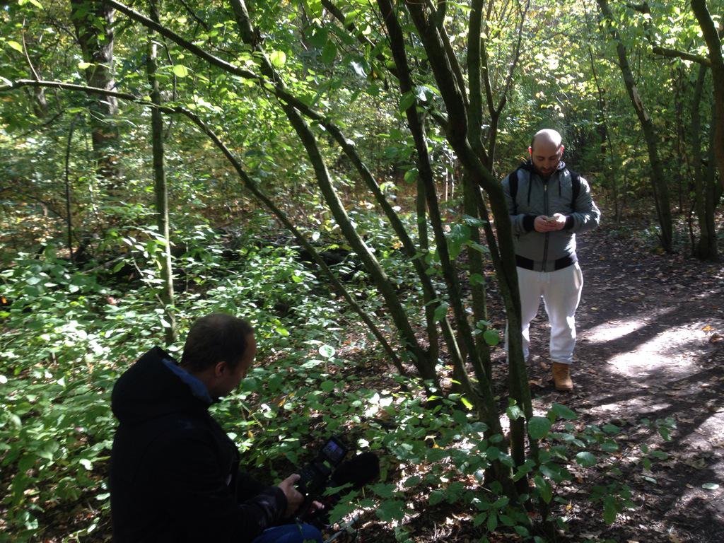 Jan Bruck on Twitter: "Filming in one of Berlin's gay cruising pa...