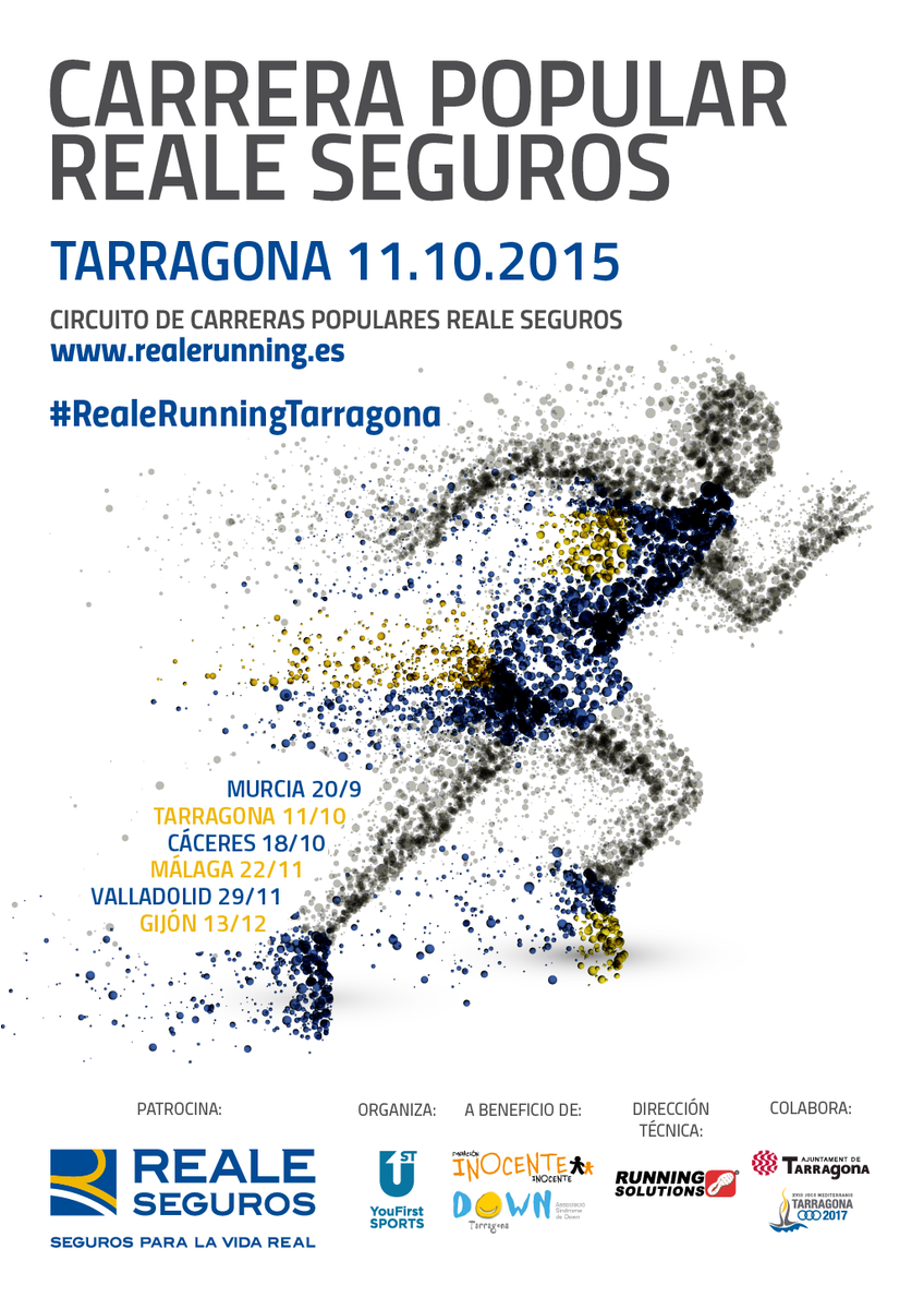 TGNAjuntament's tweet photo. #Tarragona participa demà al circuit de curses solid. #RealeRunning. http://t.co/hLLCsJlYo4 #RealeRunningTarragona http://t.co/SPgQ8IfqYt