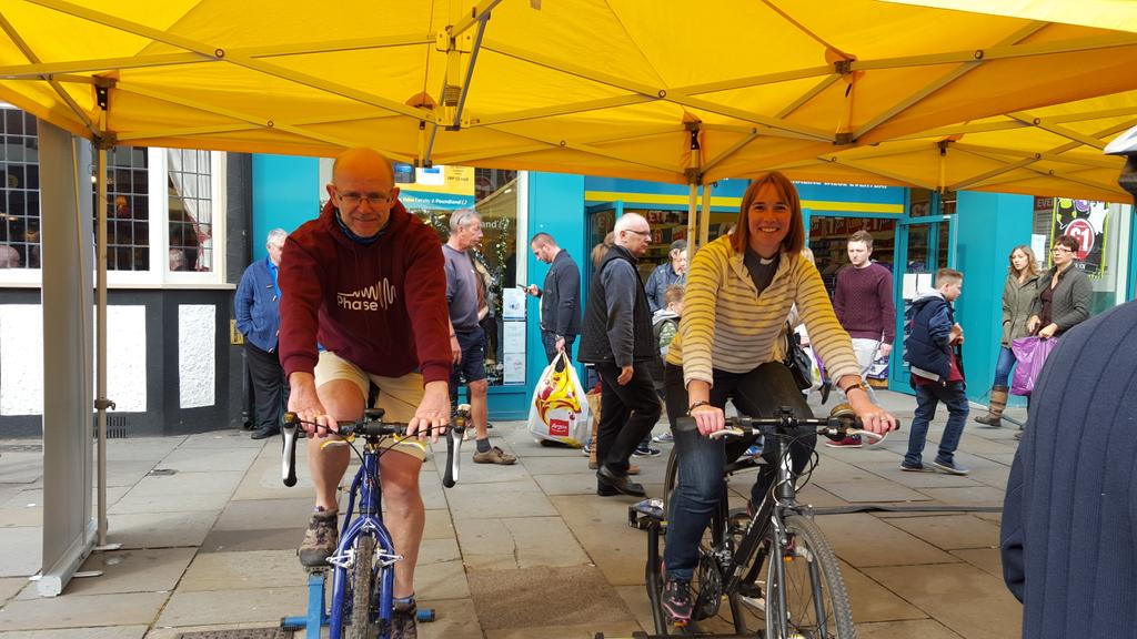 Hitchin_layth's tweet photo. Here they are! 'The Pedalling Priests'. Well done to all involved, it's for a great cause @PhaseHitchin #Hitchin http://t.co/P468tRs72k