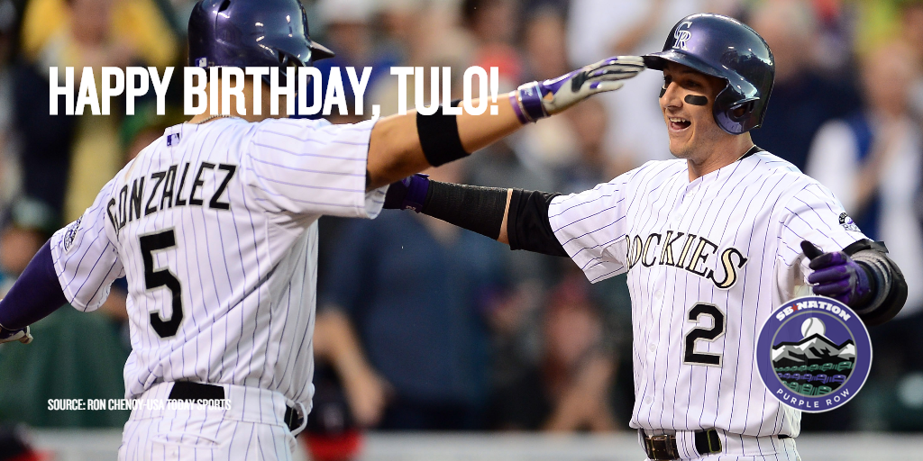 Happy 31st birthday to former and current SS Troy Tulowitzki!   