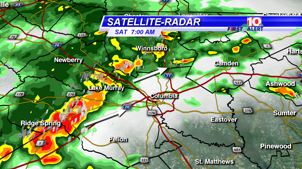 VonGaskin's tweet photo. Here is the current set-up with rain moving in from the west #wis10 #scwx #sctweets #FirstAlertWIS10 http://t.co/WY8IvXYCCy
