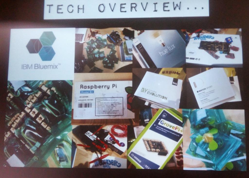 liaionita1's tweet image. at #Area31 : cables, devices, healthy food, snacks&amp;amp;lot of energy #futurehacks #ibm #bluemix