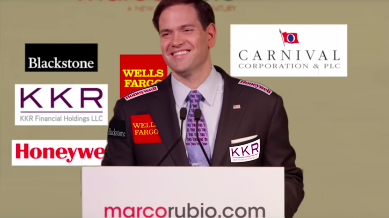 Lessig2016_Fr's tweet photo. Qui finance la campagne présidentielle du républicain Marco Rubio ?   http://t.co/RlrCHXq4ky #Lessig2016 http://t.co/NM9aNpDTVc