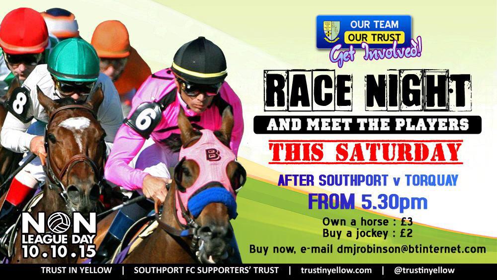 duneradioDAB's tweet image. Great event planned this Evening with our friends @trustinyellow all straight after &apos;The Port&apos; play! @southport_fc