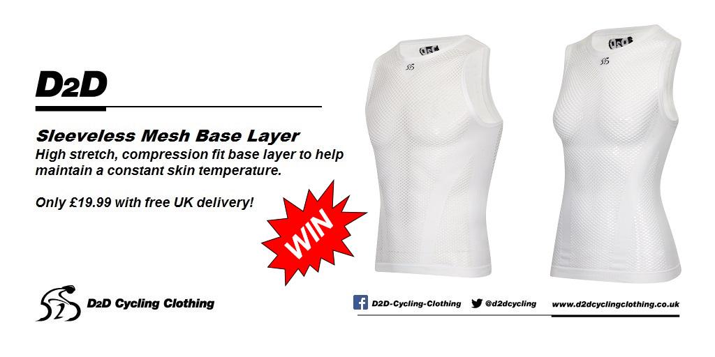 #competition reminder! FLW&amp;RT for chance to #win one of our mesh base layers. Draw tomorrow at 9pm. T&amp;C on website!