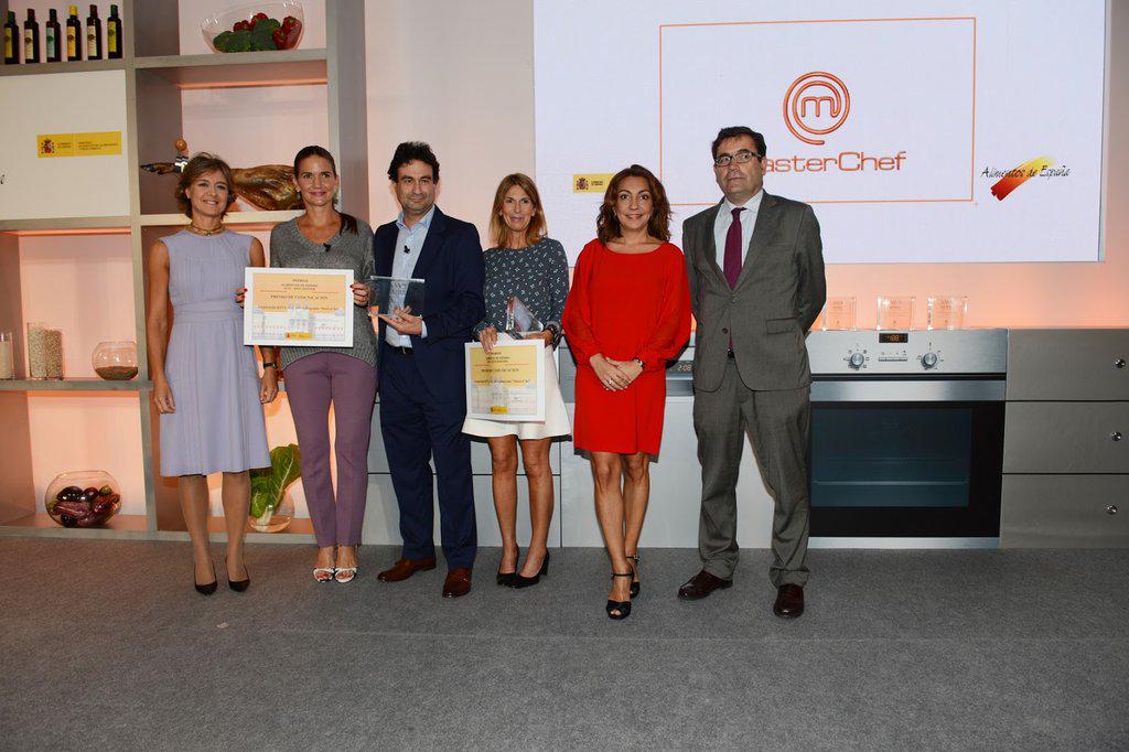 MasterChef Premio Alimentos de España por su promoción de la cocina y la #gastronomia thespanishfood.es/2015/10/master…
#TSFN