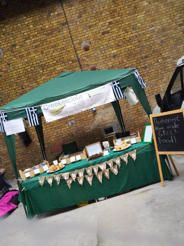 greekelicious's tweet photo. All set up at @RAFarmersMkt!Come and say hello! #greekfood #homemadefood #royalarsenal #woolwhich #londonstreetfood http://t.co/lcPXq6AUjj
