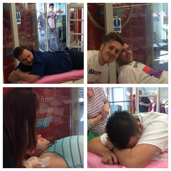 becci1988's tweet photo. Well done Team Southam! @delieubear @RachaelSherwin @bloodwise_uk @tescosoutham http://t.co/4wRgzqGH2v