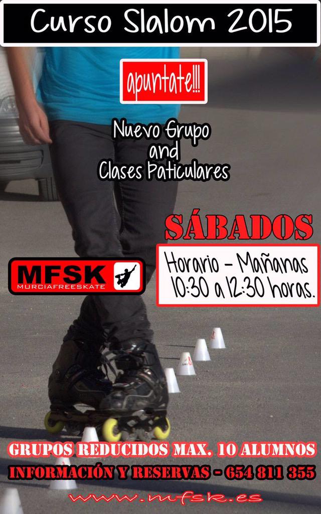 Curso Slalom organizado por <a href="/MurciaFSK/">Murcia FSK</a> más info en facebook.com/murciafsk/post…