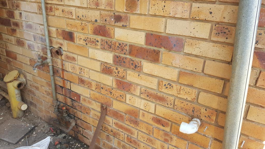 mrcprojects's tweet image. Here we did some plumbing work outside, at kitchen and toilet. Before and After