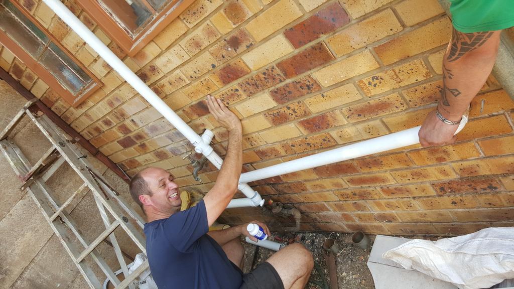 mrcprojects's tweet image. Here we did some plumbing work outside, at kitchen and toilet. Before and After