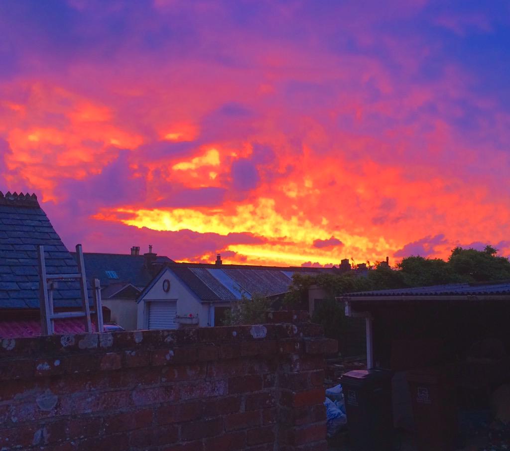 Powerful sky this morning #Devon #weekend