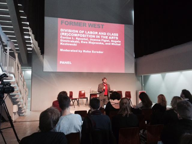 FormerWest's tweet photo. Commencing day 2 Public Editorial Meeting  @MoMA_Warsaw  panel Division of Labor &amp; Class Re/Composition in the Arts http://t.co/jvyfyKn2Kw