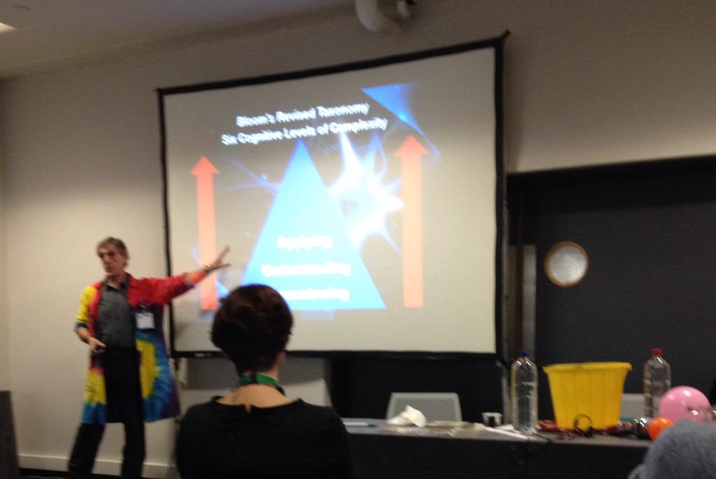 Dr. Mark uses magic teaching science &amp; maths - interesting #tesSENshow2015