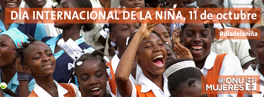 ONUMujeres's tweet photo. ¡El 11 de octubre es el #díadelaniña! Infórmate sobre la vida de las niñas: http://t.co/nRnwn5pKUw http://t.co/wNXnjS34M5
