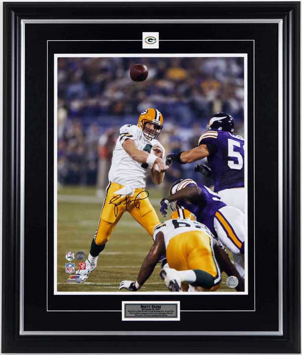 Happy Birthday Brett Take 20% off this auto 16x20. CODE\"FavreBD\" CLICK LINK:  