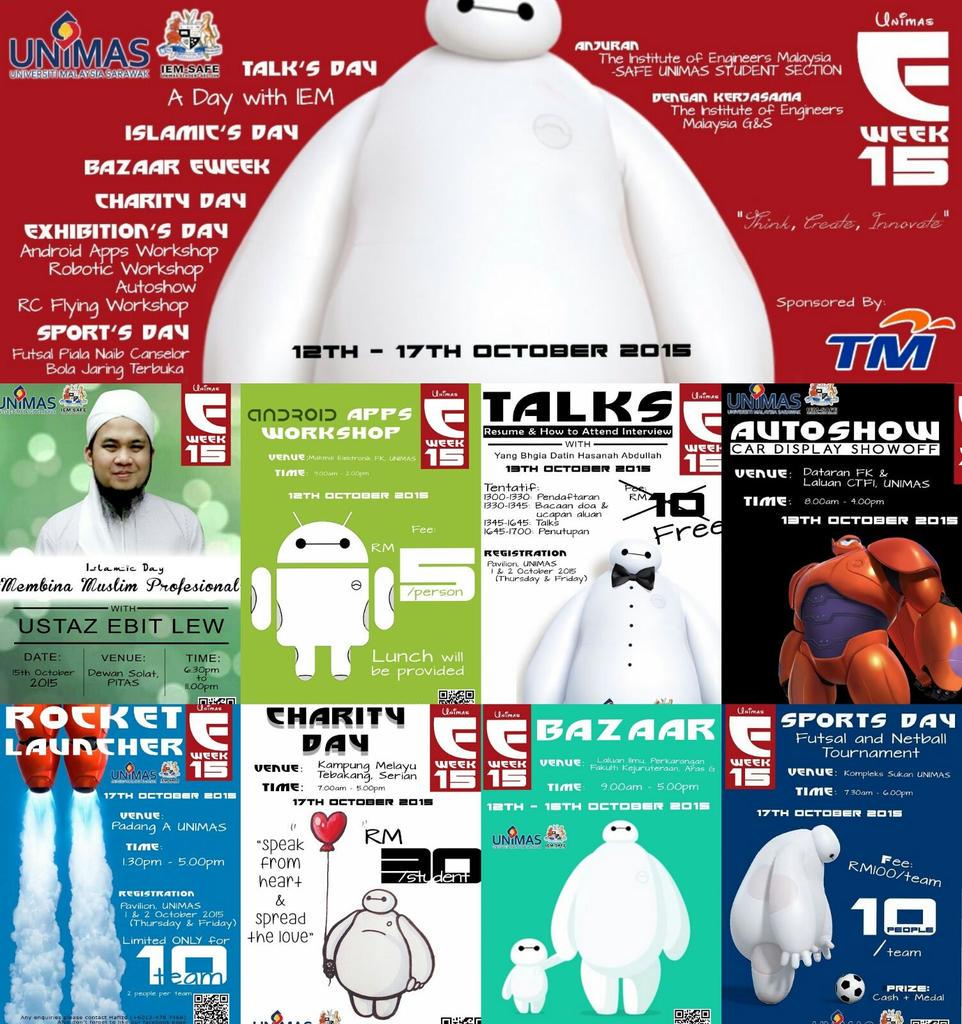 Hafizd_Zulhasni's tweet photo. Engineering Week 2015 at UNIMAS
#eweek2015 #engineering #FK http://t.co/21HLpyyuOR