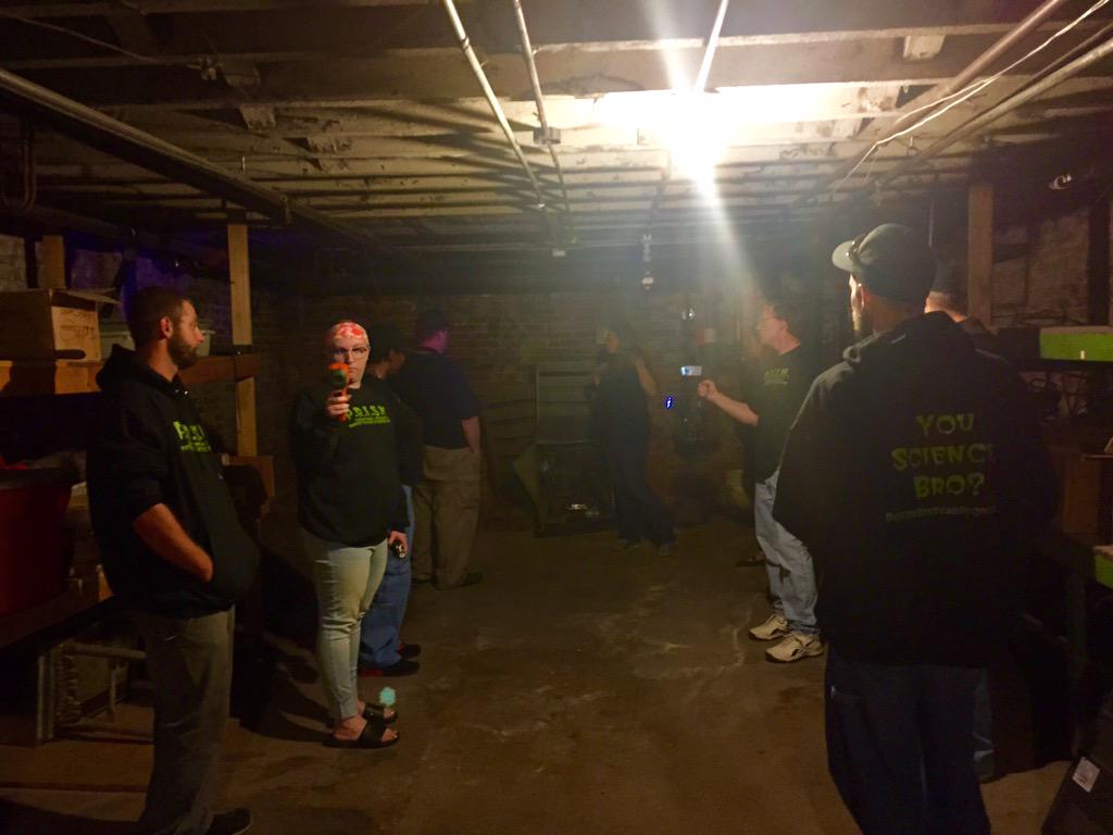 stevegates62's tweet photo. Time to ghost hunt in the basement. #HauntedHangover #Omaha http://t.co/DTSt6GxHEW
