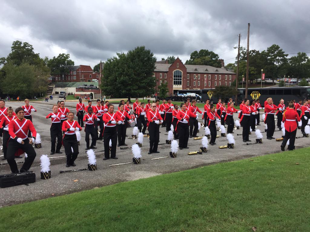 Stretching getting ready for BOA.