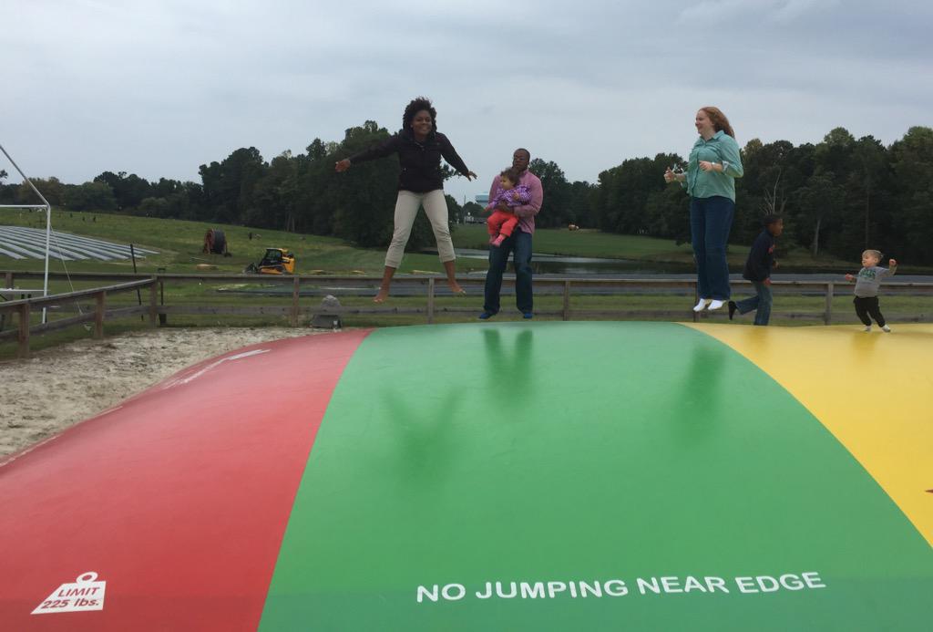 CoachTuttle's tweet image. When you exceed the weight limit and can&apos;t jump around with the other kids. 😕 #bigguyproblems