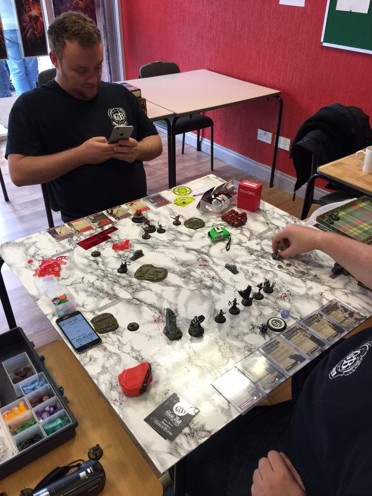 SlayerGamingUK's tweet photo. It's all kicking off at @GuildBall tournament. Great fun #warmongers http://t.co/ca17pL7rrz