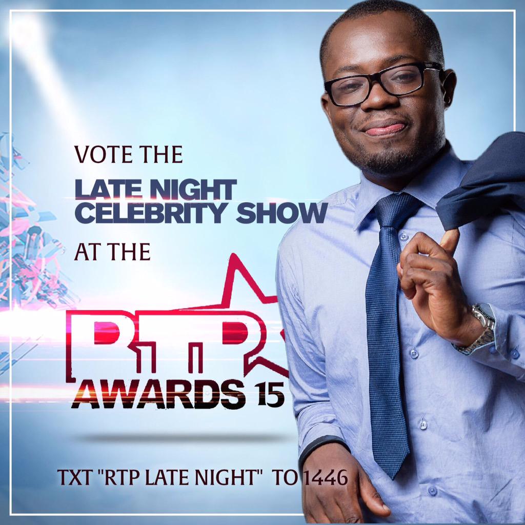 trendseo8's tweet photo. Cc #TRENDSEO8 
Voting ends at mid day!
Txt "RTP Late Night" to 1446 for Mr @GiovaniCaleb to win the award for @etvgh http://t.co/hyJyNGAXiz