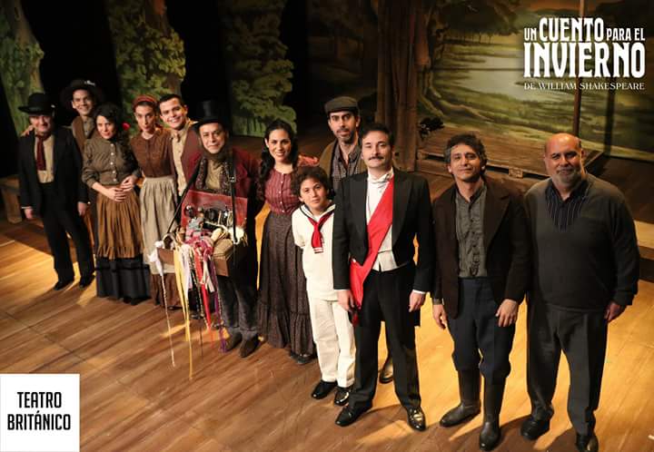 Hoy los esperamos en el Teatro Británico "Un Cuento para el Invierno" 8pm