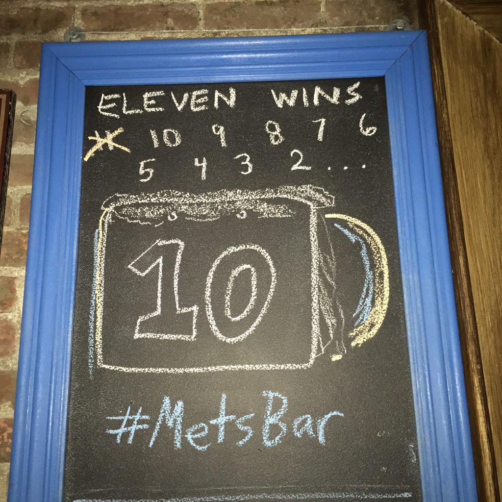 LionsHead109's tweet image. One down, 10 to go. #LGM #MetsBar #MetsMagic