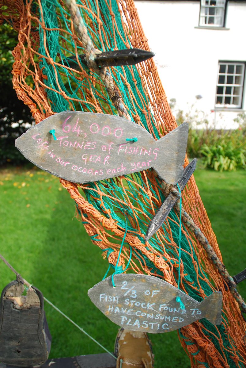 Fish made from lead ghost gear &amp; slate, see pics: facebook.com/groups/DiveAga… <a href="/DiveDebrisUK/">DiveAgainstDebrisUK</a> <a href="/MoveTheWorldUK/">World Animal Protection UK</a> <a href="/ghostfishing/">Ghost Fishing</a>