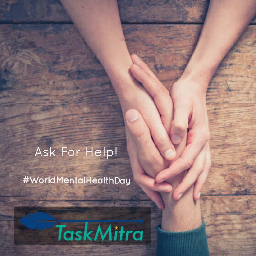 TaskMitra's tweet image. This #WorldMentalHealthDay, let's pledge to be a Mitra to people in need!
#TaskMitra