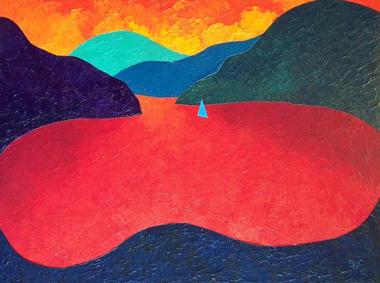 artfinder's tweet photo. #ArtoftheDay Painter Stephen Conroy reflects on the halcyon days of his youth » http://t.co/lNi0KeYGLN #windinsails http://t.co/csS7m9R9ys