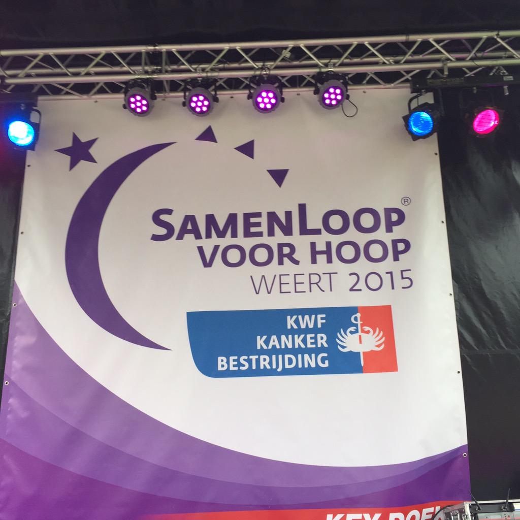 Blankers Schoon steunt Samen Loop voor Hoop.... Blijven volhouden en niet opgeven.