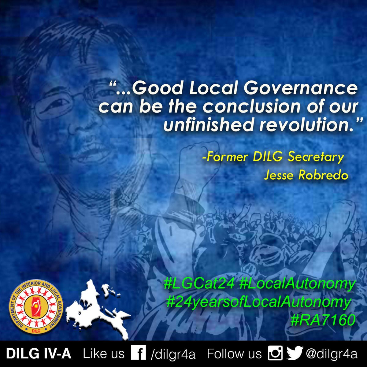 dilgr4a's tweet image. #JesseRobredo on #GoodGovernance

#LocalGovernmentCodeof1991 #RA7160 #LGCat24 #LGCode24thAnniverasary #GoodGovernance