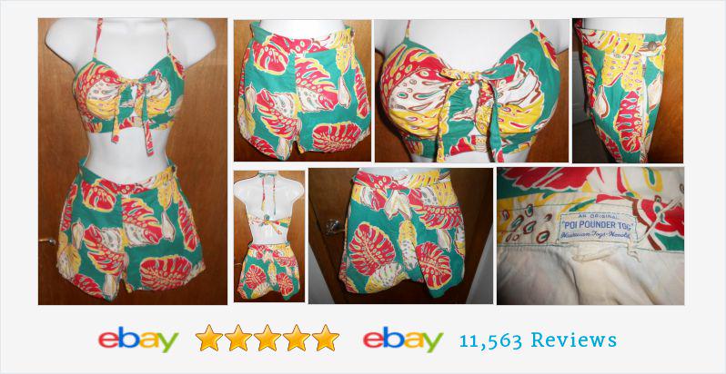 ebay.com/itm/3114609610… #ebay #gotvintage #vintagebathingsuit #hawaiian #polynesian #fashion ebay.com/itm/3114609610…