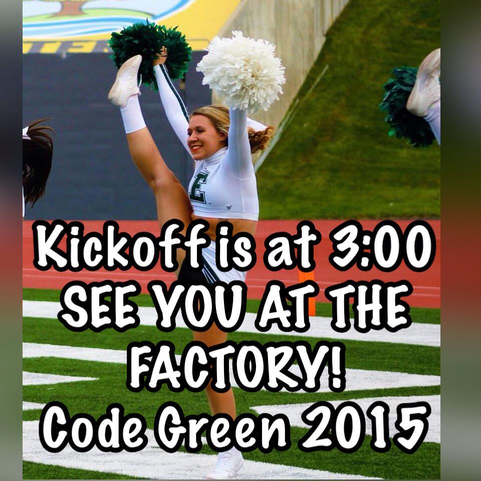 EMUCheer's tweet photo. #EMUCodeGreen http://t.co/TwltGlrGSR