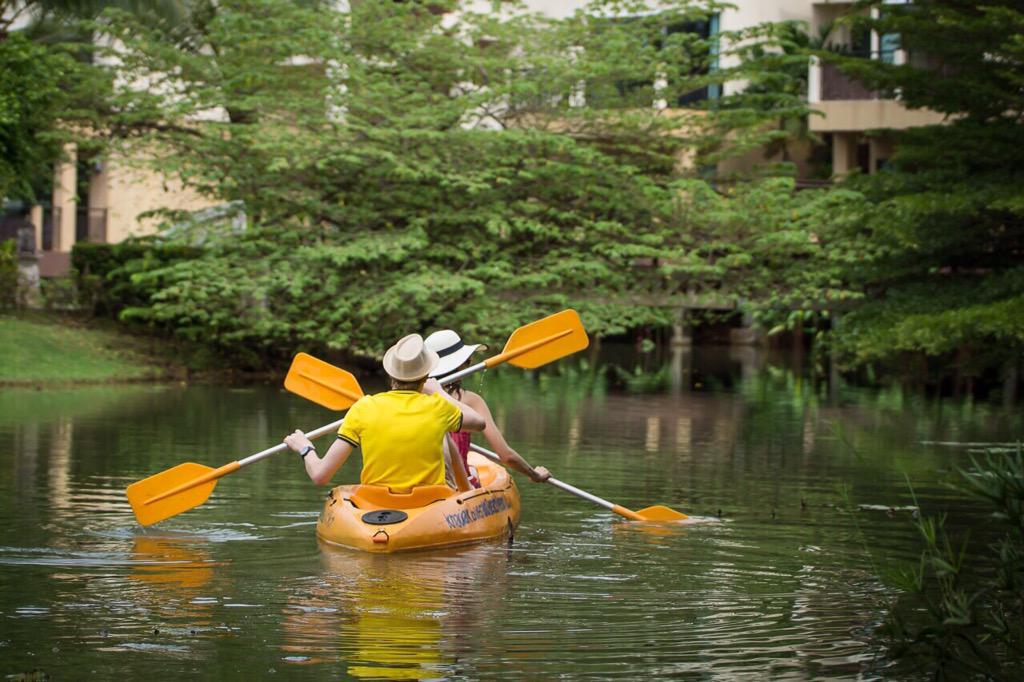 itemerald's tweet image. Come and kayak in our lagoon 😊 #hotel#resort#holiday#vacation#beachside#seaside#thailand#khaolakemeraldresortandspa
