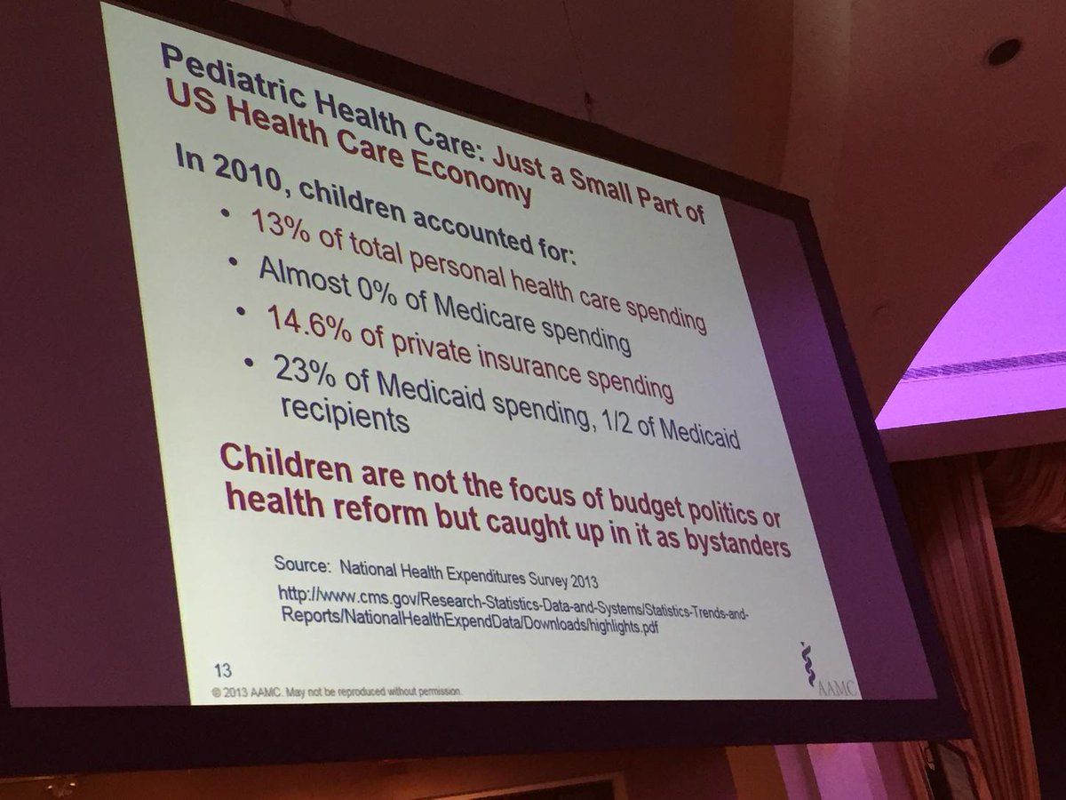 Atul Grover: peds care not driving healthcare spending, but not accounted for in budgets. #naspghan15