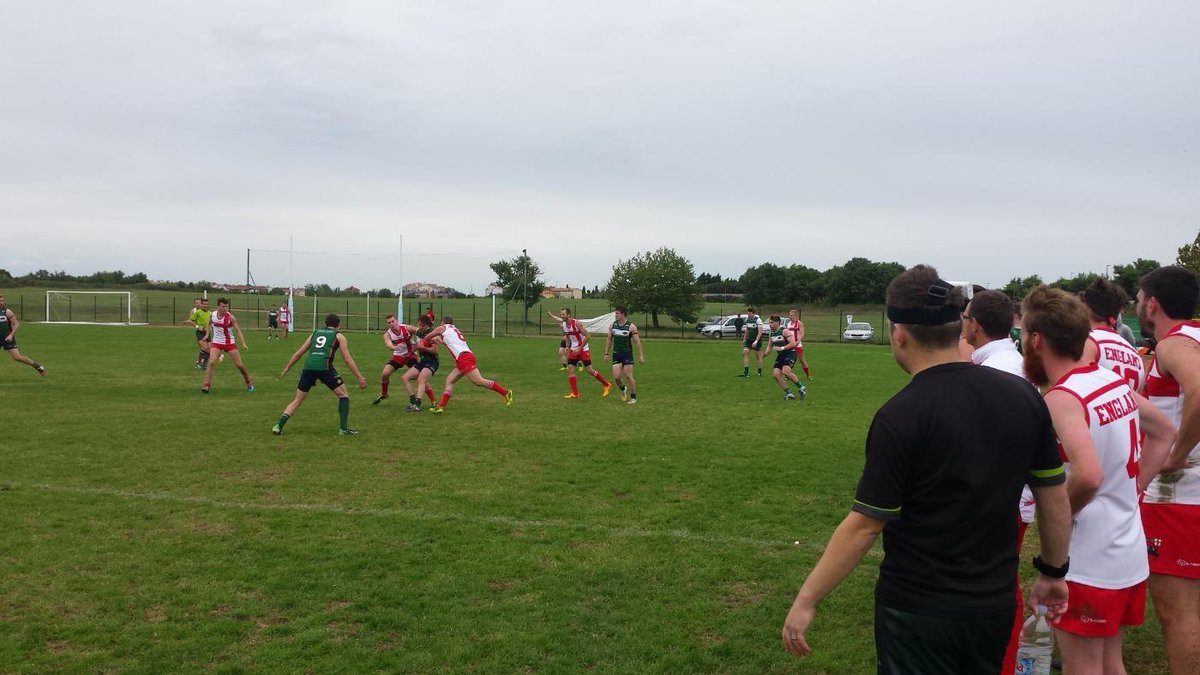 We're leading 23- 9 with one minute to go! #greatworkboys