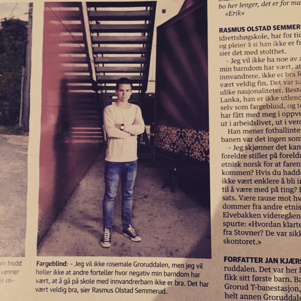 rasmussemmerud's tweet photo. Magasinet i Dagbladet i dag. Om Groruddalen, selvsagt. #fargeblind http://t.co/h5x5D7jkpH