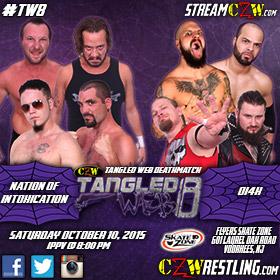 StreamCZW's tweet image. #Blood will flow TONIGHT when #NOI faces #OI4K in the TANGLED WEB DEATHMATCH at @combatzone #TW8 LIVE on @StreamCZW!