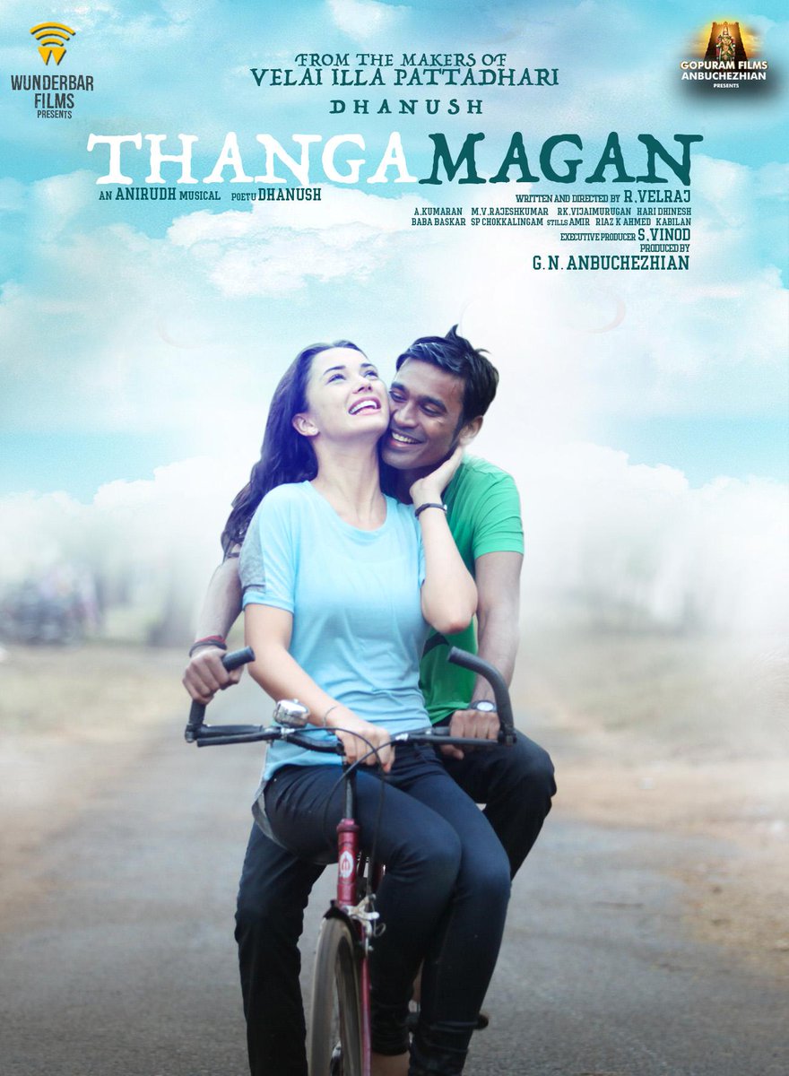 wunderbarfilms's tweet photo. .@dhanushkraja &amp; @iamAmyJackson in @ThangaMagan_ 

@VelrajR @anirudhofficial http://t.co/SadPWJfXrc