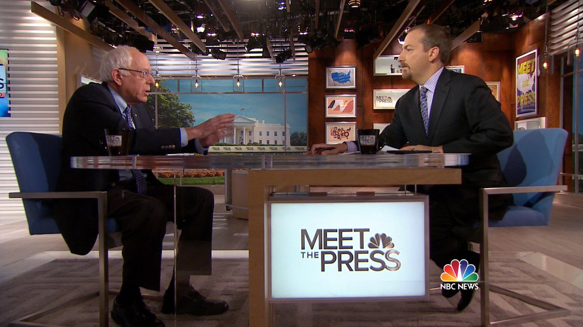 NBCNewsPR's tweet image. SUNDAY on @MeetThePress, @BernieSanders joins @ChuckTodd ahead of the 1st Dem debate. PREVIEW: nbcnews.to/1N3Tj7V