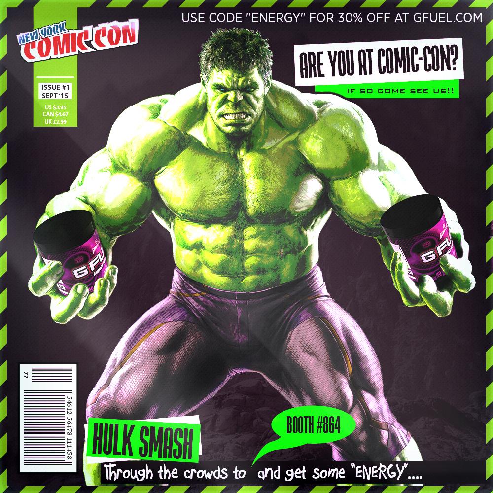 GFuelEnergy's tweet image. Didn't enter yesterday's Giveaway?
#RT to ENTER Day 3 of our #GFUEL at Comic Con Giveaway!

GFUEL.com
