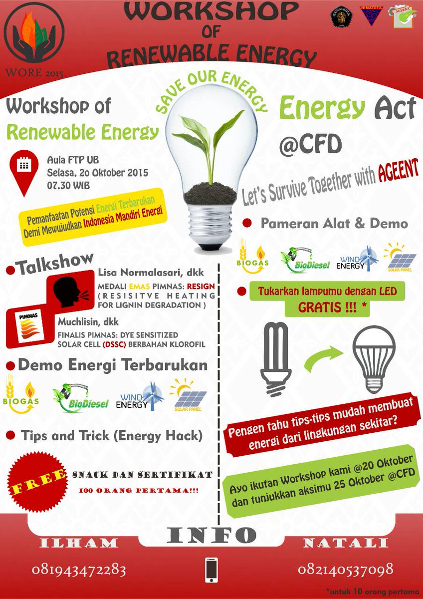 ageent_team's tweet photo. KALAU KAMU BENAR BENAR PEDULI!!  
#YukPeduliEnergi #AGEENT http://t.co/JRJSA5XuFu