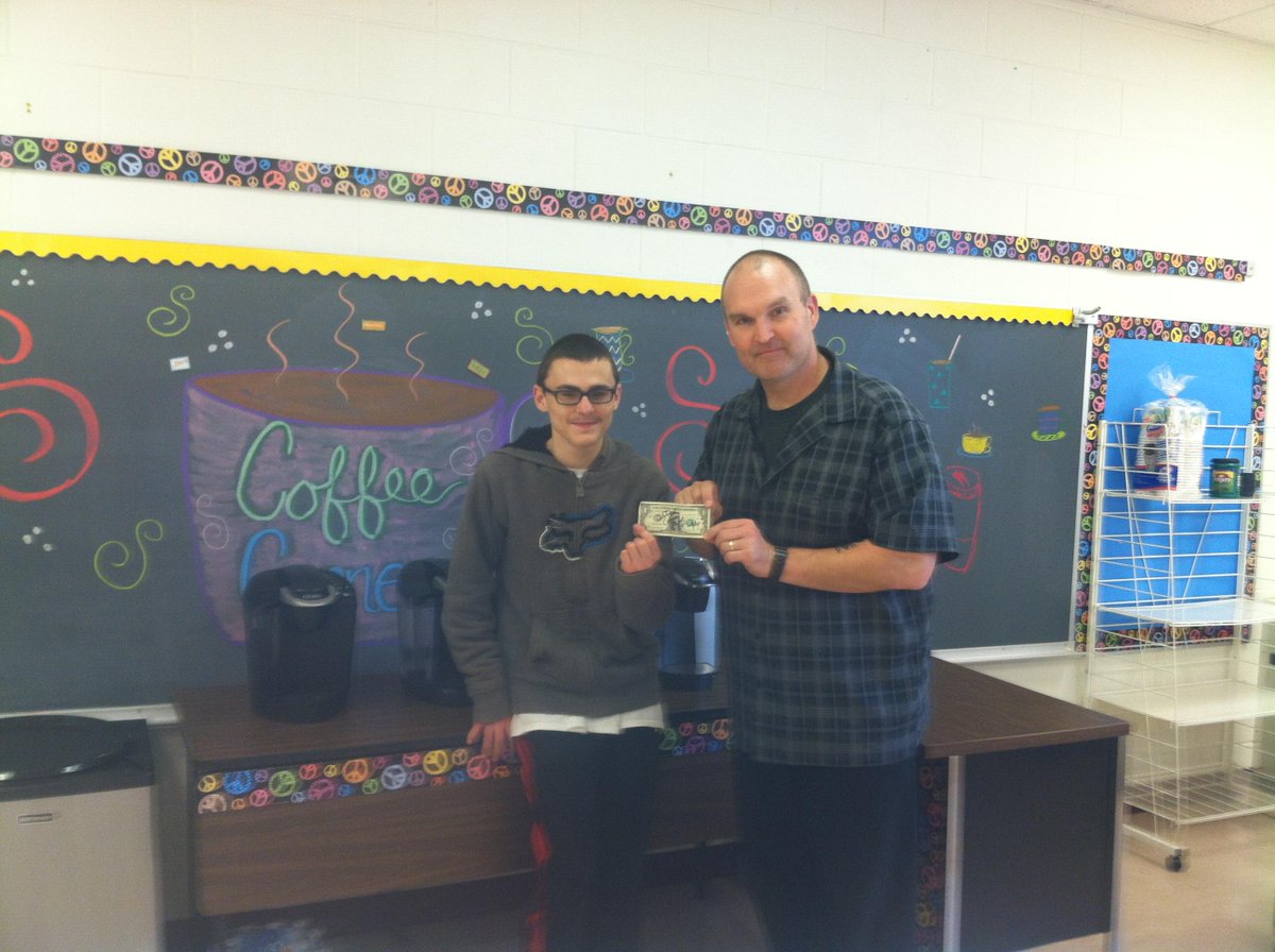 mjrusso509's tweet photo. Coffee Corner's first sale! #structuredlearninglabs http://t.co/tbgAbKqw7r